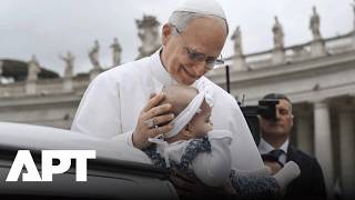 WATCH | Pope Leo Blesses Babies Along Champs-Élysées As Huge Paris Crowds Gather to Greet Him | APT