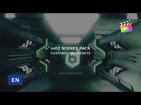 mO2 Scenes Pack Tutorial - 25 Spectacular 3D Scenes for mO2 Apple Motion and FCPX Plugin - MotionVFX