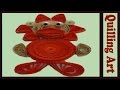 Quilling monkey made easy