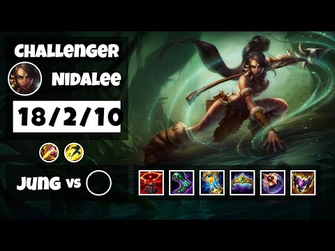 Nidalee vs Lee Sin KOREAN Challenger JUNGLE (18/2/10) - v11.24