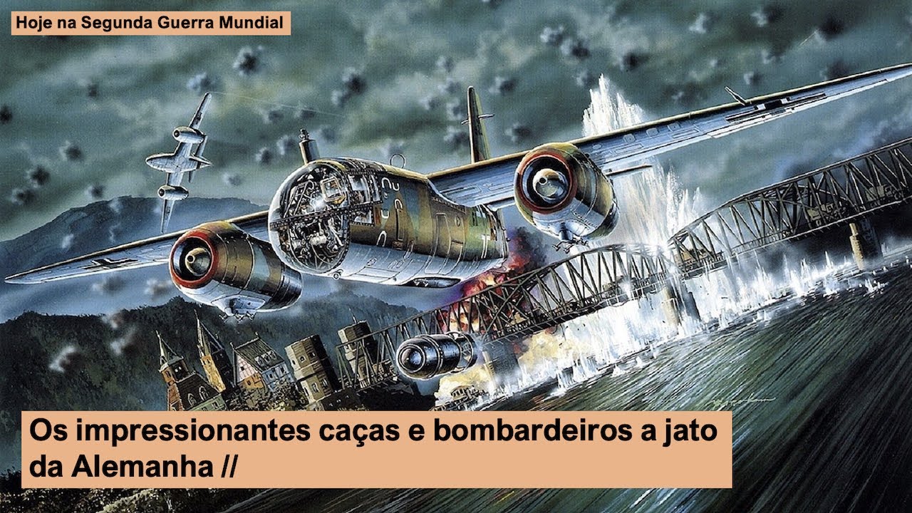 Os impressionantes caças e bombardeiros a jato da Alemanha