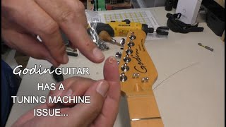 Godin Stadium HT Guitar - Setup & a Tuning Machine Issue