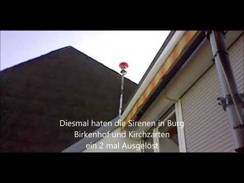 Sirenenprobe aus der nähe (Freiburg)