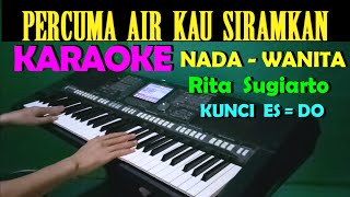 Download lagu PERCUMA Rita Sugiarto KARAOKE NADA CEWEK WANITA HD... mp3