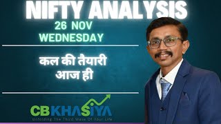 Nifty Elliott Wave Analysis for 26 Nov 2025