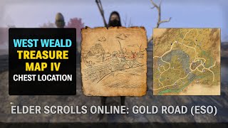 West Weald Treasure Map IV Chest Location - Elder Scrolls Online: Gold Road (ESO)