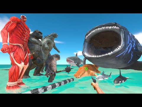 FPS Avatar Rescues Monsters and Fights Sea Monsters - Animal Revolt Battle Simulator