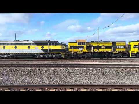 Passing Stabled Locomotives In Tottenham Yard | Vic Spotters