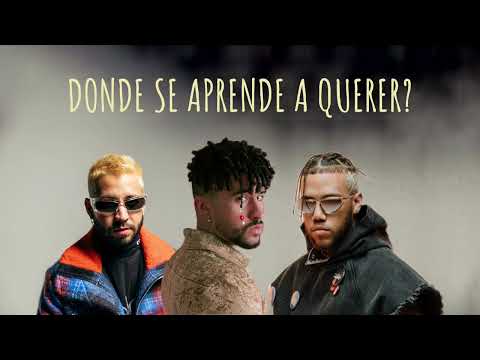 DONDE SE APRENDE A QUERER? - Mora, Bad Bunny, Jhayco