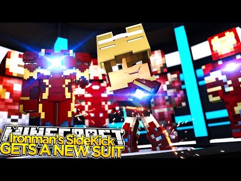 Minecraft Adventure - IRONMANS SIDEKICK GETS A NEW SUIT!!