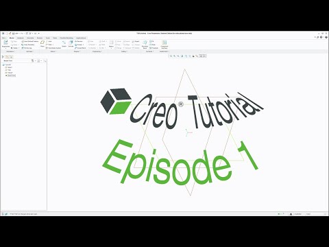 Creo Parametric 3.0 Tutorial 1 "Beginning"