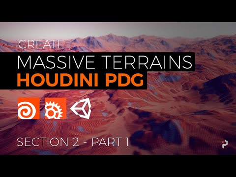 Create Massive Terrains with Houdini PDG and Unity 2019.3 - Section 2 - Terrain Generation