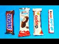 Some Lots Of Candies Snickers Kinder Pingui Unpacking ASMR