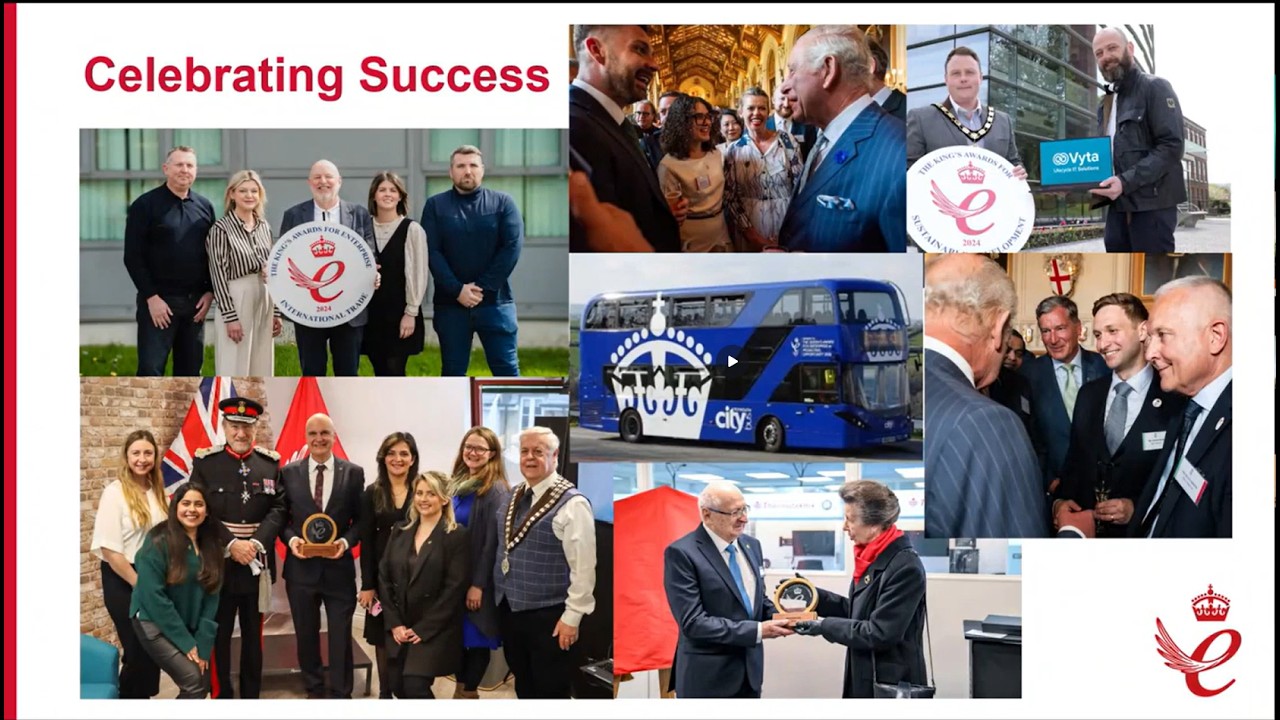 The King's Awards Webinar 2026: How to Win A King's Award for Enterprise.