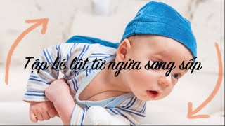 Bb20. Tập bé lăn từ ngửa sang sấp