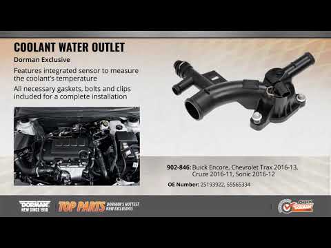 Highlighted Part: Coolant Water Outlet for Select Buick & Chevy Models