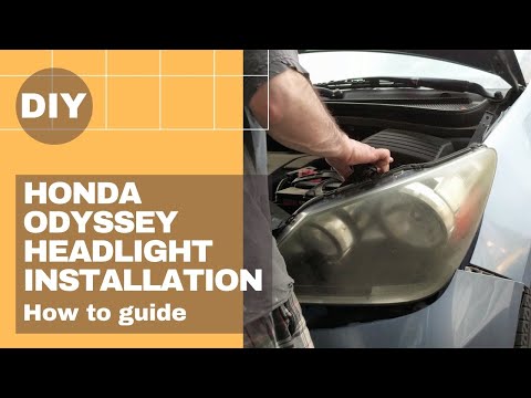 DIY Honda Odyssey headlight installation