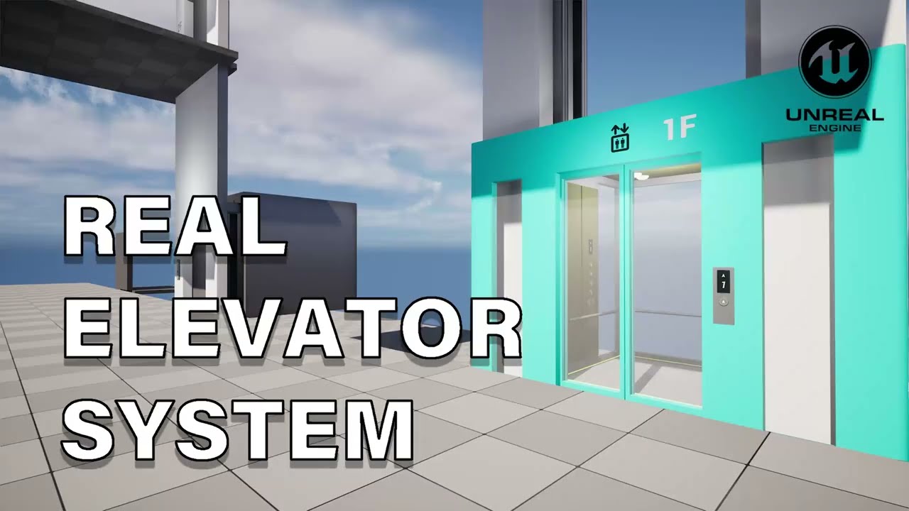 [UE5] Real Elevator System Assets Preview