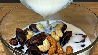 Add Milk into Dates and Nuts, the Results will surprise you !!