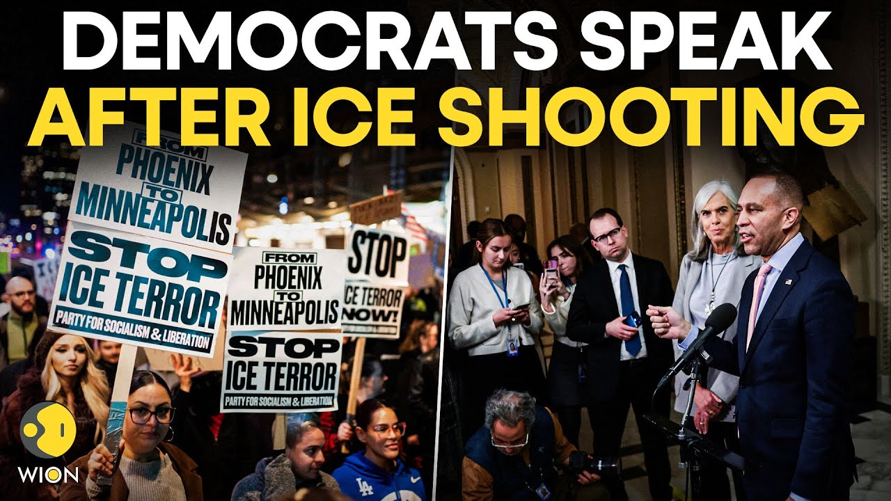 USA LIVE: US House Democrats Hold News Conference After ICE Shooting in Minneapolis | WION