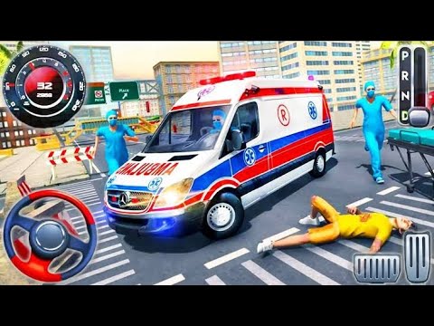 City Ambulance Rescue Missions e#1 - 911 Emergency Vehicles Driving Simulator - Android Gameplay