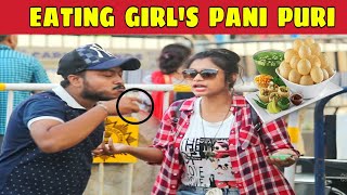 Eating Girls Pani Puri Prank  ফুচকা চ�