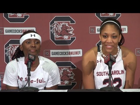 Khadijah Sessions & A'ja Wilson Post-Game Press Conference (Duke) - 12/6/15
