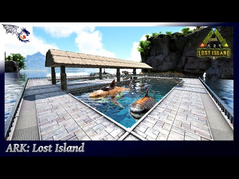 Building An Ocean Platform Water Tame Pen | ARK: Lost Island #72