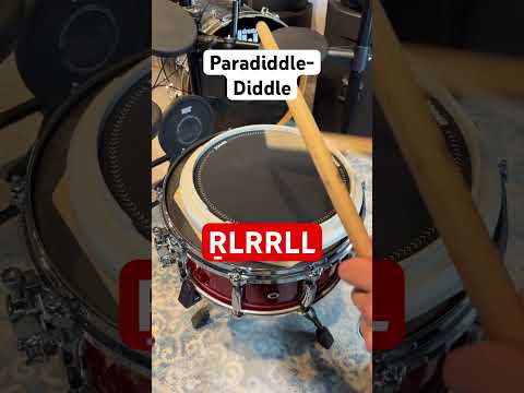 How to play a PARADIDDLE DIDDLE! Drum Rudiment Series! #drums #drummer