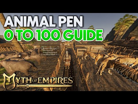 How to Keep Animal Mood High Without Food – Ultimate Animal Pens Guide | Myth of Empires