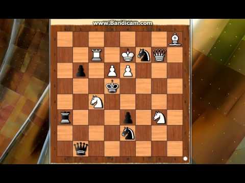 BELI IGRA I MATIRA U DVA POTEZA - (br 9 ) # 216 sah i mat