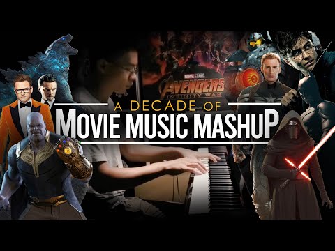 A Decade of Movie Music Epic Piano Mashup/Medley (Piano Cover)+SHEETS&MIDI