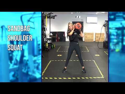 SBW4 - Sandbag Shoulder Squat