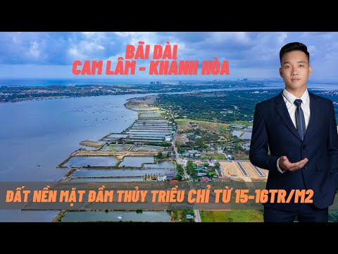 Bán đất Cam Lâm 80-150m2, chỉ 15tr/m2, sổ đỏ, mặt Đầm Thủy Triều, đường 57m