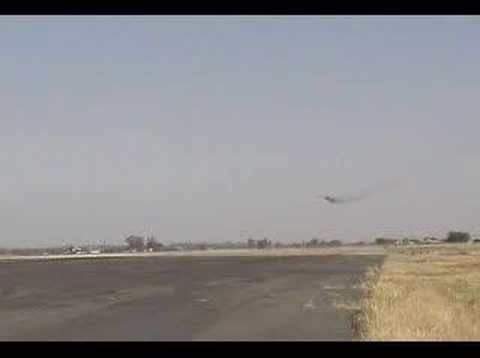 F-86 Saber Jet Low Fly-by piloted by Stu Eberhardt