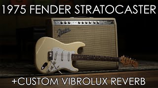 Video thumbnail for "Pick of the Day" - 1975 Fender Strat and 90s Custom Vibrolux Reverb by Emerald City Guitars