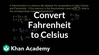 Converting Farenheit to Celsius