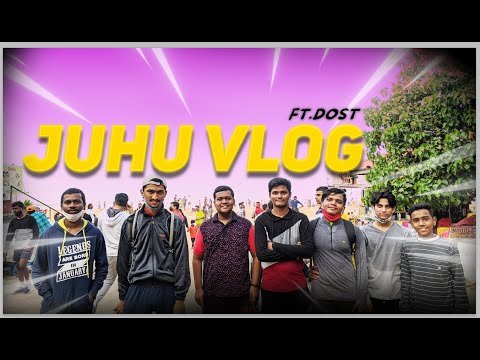 Juhu Beach Vlog ft.DOST | Cycling 🚲to Juhu Chaupati |Early morning vlog| Cinematic Vlog Hindi 2021