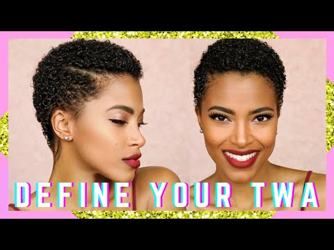 How to Style a TWA with a Side Part (& Eco Styler Gel)...