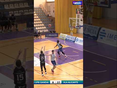 Baloncesto | Triples | UPB GANDIA vs HLA ALICANTE | Pretemporada
