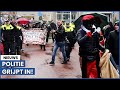 Politie grijpt in na confrontatie tussen zwarte pieten en KOZP
