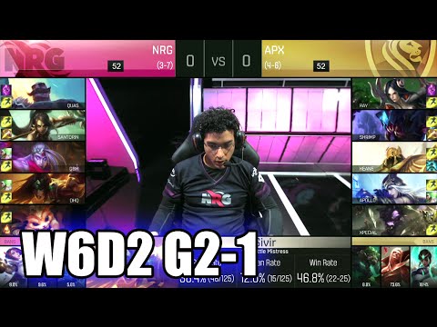 NRG eSports vs Apex Gaming | Game 1 S6 NA LCS Summer 2016 Week 6 Day 2 | NRG vs APX G1 W6D2 1080p