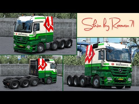 [Euro Truck Simulator 2] Mercedes Actros MP3 Westdijk B.V.