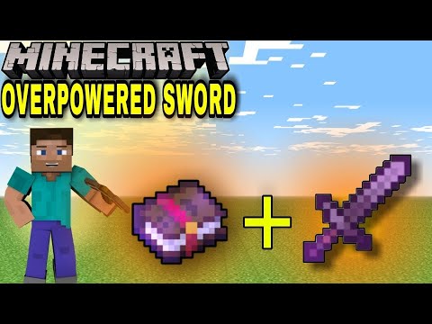 Beaconer - How to make overpowered sword in minecraft pocket edition #shorts