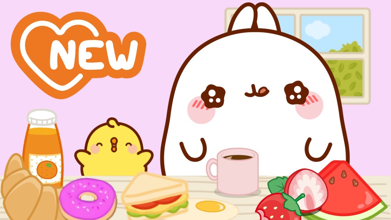 Summer Brunch with Friends 🍓🥐 Molang & Piu Piu Compilation