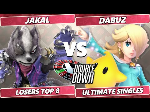 Double Down 2022 Top 8 - Jakal (Wolf) Vs. Dabuz (Rosalina) SSBU Smash Ultimate Tournament