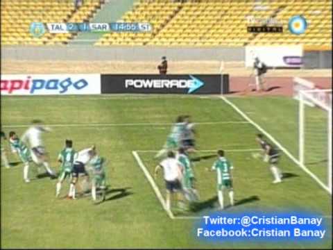 Talleres 2 Sarmiento (Junin) 2 (Relato Julian Bricco) Torneo Nacional B 2013/14 Los goles (3/8/2013)