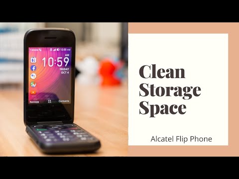 Alcatel Flip Phone- Clean Up/ Clear Storage