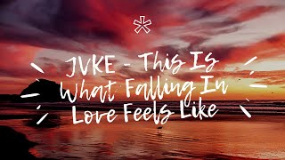 Cover art for This is what Falling in love feels like