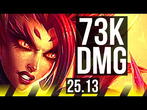 ZYRA & Nami vs CAITLYN & Lux (ADC) | 73k DMG, Dominating | EUW Diamond | 25.13